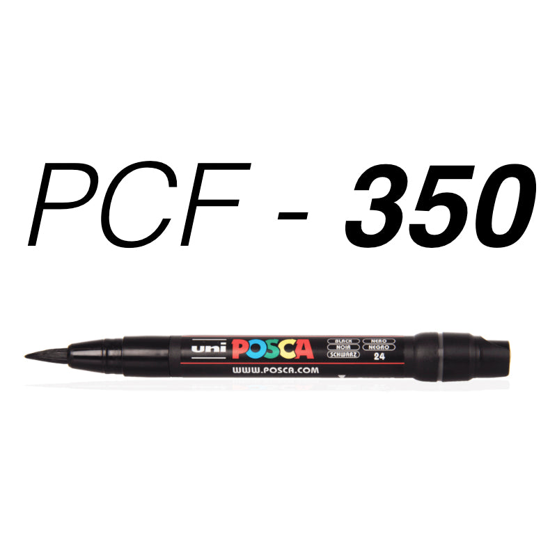 Marcador Posca Pincel PCF-350