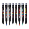 Combo de Marcadores Posca Pcf-350 Pincel X8 Colores Básicos